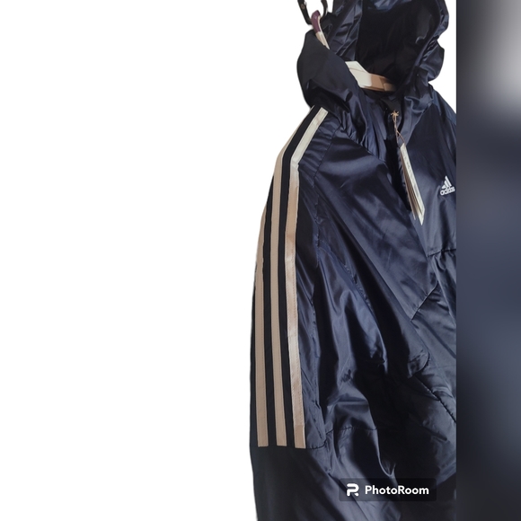 Men's adidas Core Insulated Hooded Jacket - Picture 2 of 6